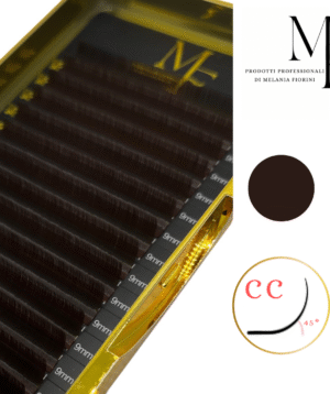 Ciglia - CC- 0,07- 10mm - Marrone scuro silk
