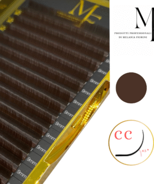 Ciglia - CC- 0,07- 10mm - Marrone chiaro silk
